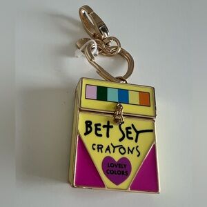 Betsey Johnson Crayon Box Bagcharm Keyring